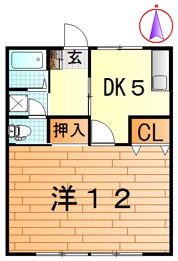 イーストハイツの間取り