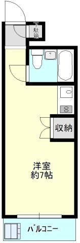 広島市中区舟入本町のマンションの間取り