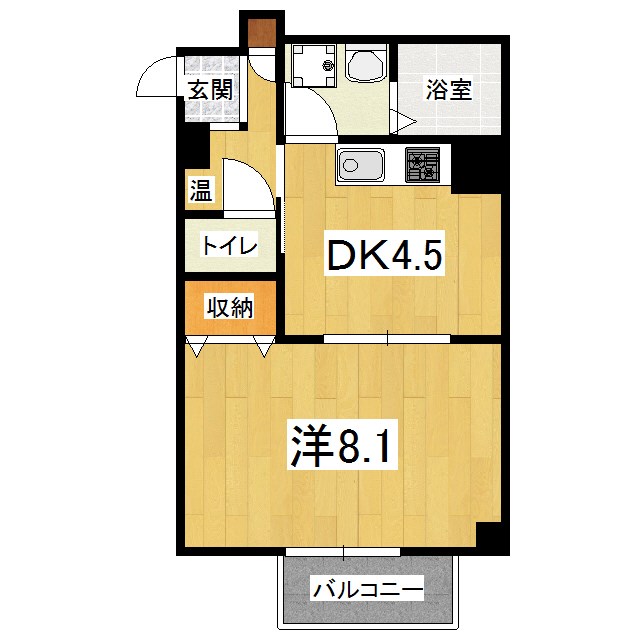 プレステージ翼の間取り