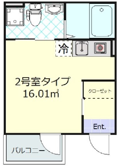 大田区羽田のアパートの間取り