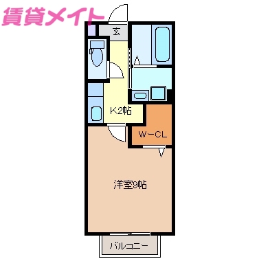 カサベルデIIの間取り