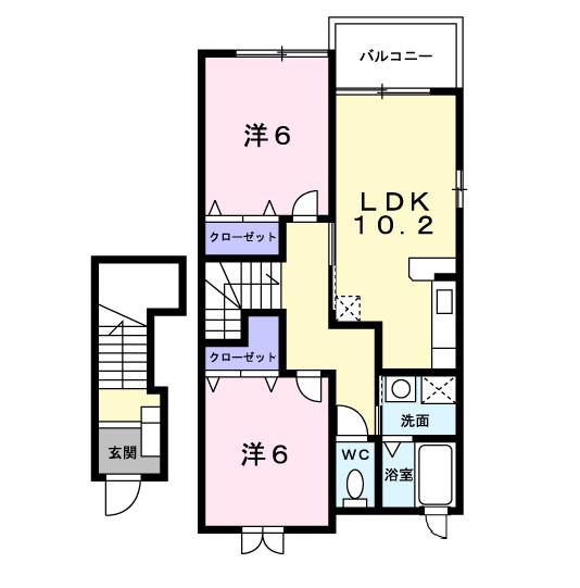 クリエーストの間取り