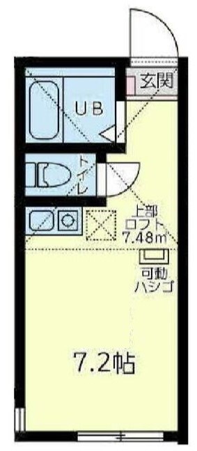 ユナイト戸塚アリッサムの間取り