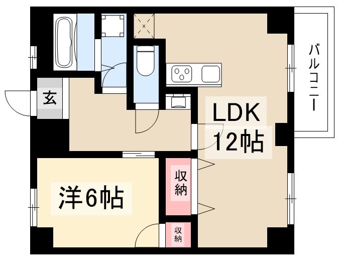 【平和第２マンションの間取り】