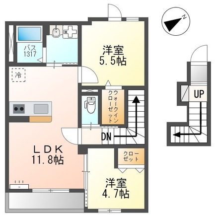 Ｗｅｓｔ　Ｓｏｌａの間取り