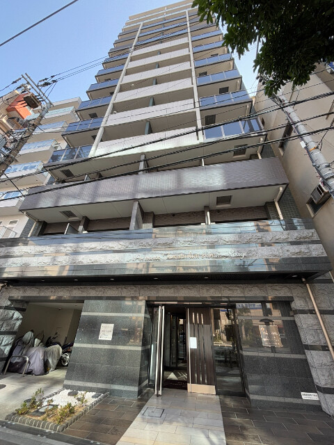 【プレサンス玉造駅前ルージュの建物外観】