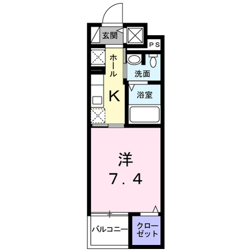 ブルージュの間取り