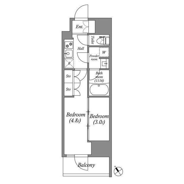 ACP Residence 西巣鴨の間取り