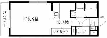 グランストーク初生の間取り