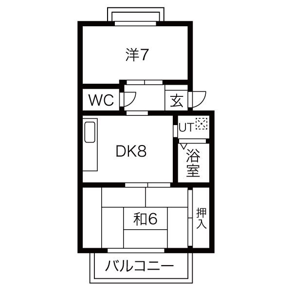 マノワール出屋敷駅前の間取り