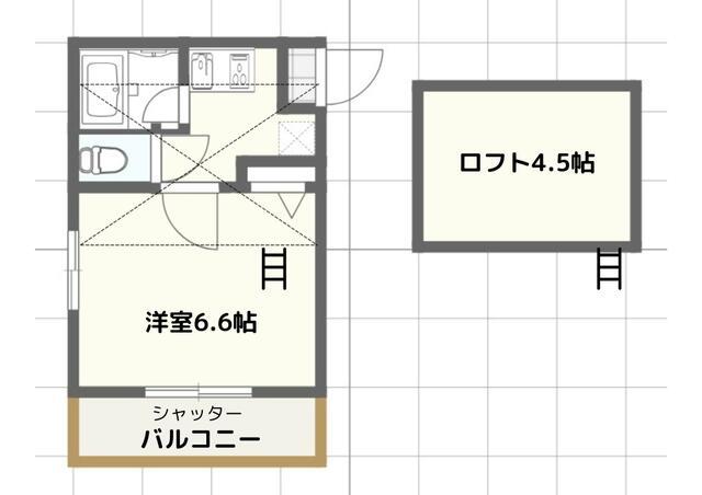 マーベラス西新IIの間取り