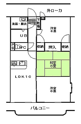 レジデンス豊岡の間取り