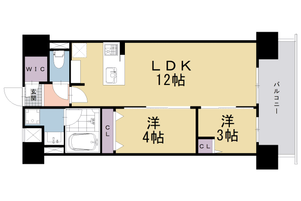 ＳＴＡＮＤＺ河原町五条の間取り