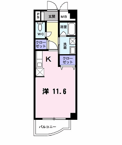 盛岡市上田4丁目築17年の間取り