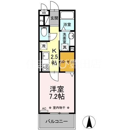 クインシー18の間取り