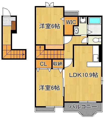 サンパティーク遠賀IIの間取り