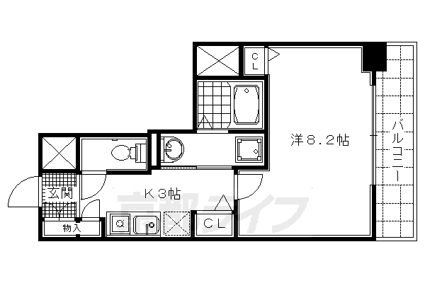 ＫＤＸレジデンス西大路の間取り