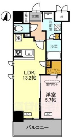 アンシャンテ岡本町の間取り