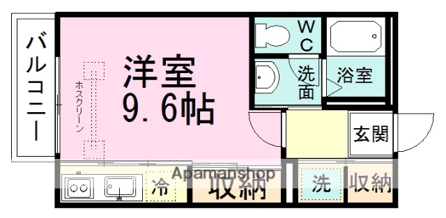 八千代市大和田新田のアパートの間取り