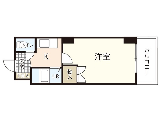 カルティエ城北通りの間取り