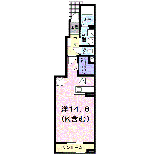 サンプロスパーIIの間取り