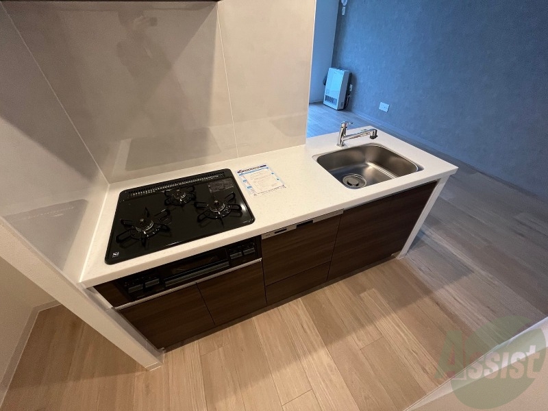 キッチン　システムキッチンなので、すぐお料理に使えます！