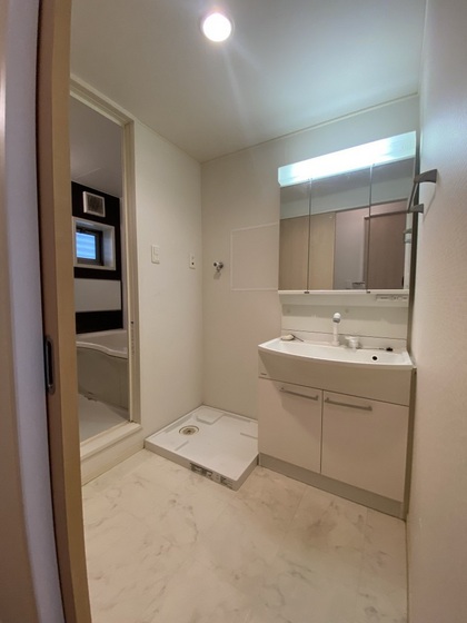 洗面設備　※他号室の写真です