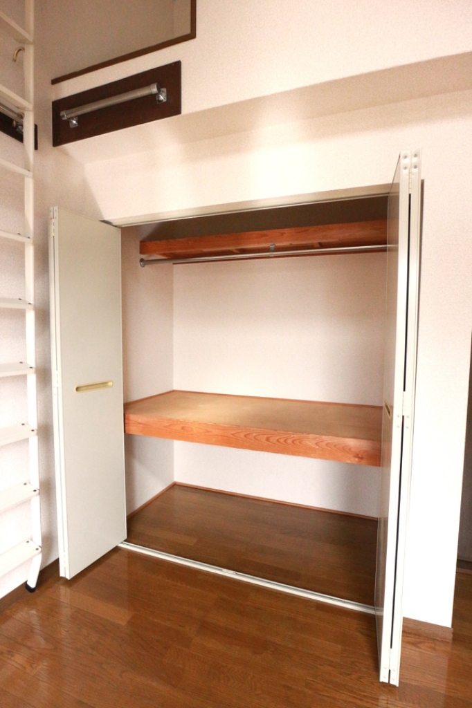 収納　奥行のある収納スペース◎