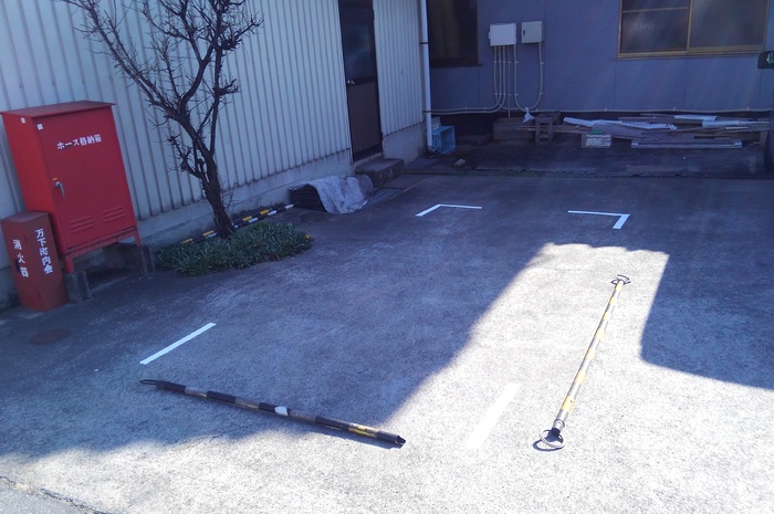 駐車場　外部駐車場(物件の南西へ徒歩1分程度)