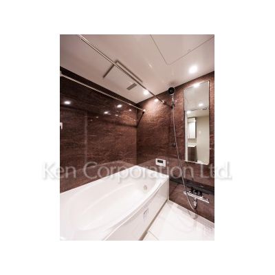 バス・シャワールーム　同タイプ9階のお部屋を撮影。仕様が異なることがあります。