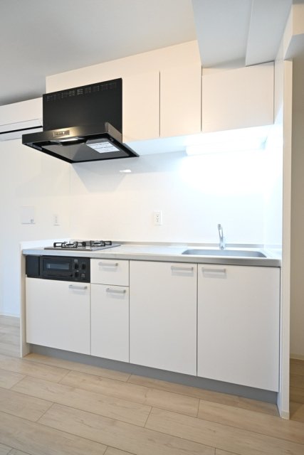 キッチン　システムキッチン（2口ガスコンロ・グリル付）