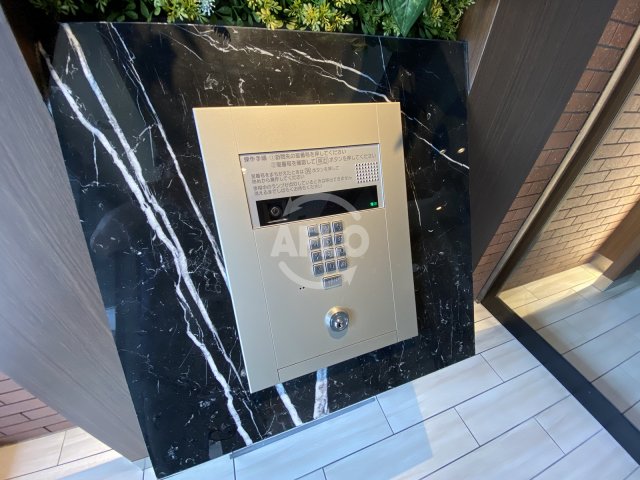 セキュリティ　プレサンス大阪天満リバーシア　オートロック