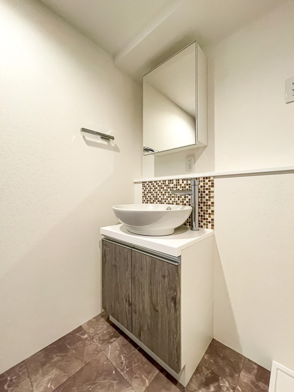 洗面設備　洗面所です