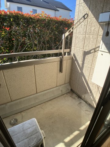 バルコニー　日当たりも良いバルコニー※同タイプ別部屋の参考写真