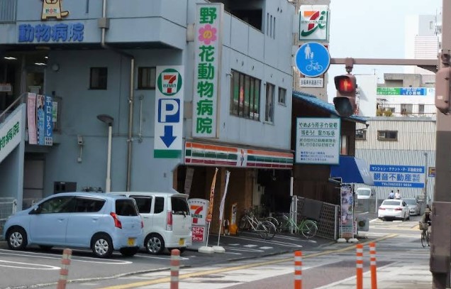 コンビニ　セブンイレブン広島新観音橋店（コンビニ）まで87m