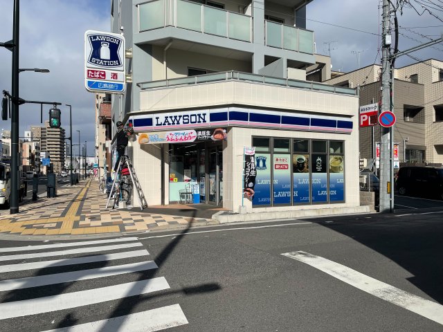 コンビニ　ローソン　広島住吉町店（コンビニ）まで150m