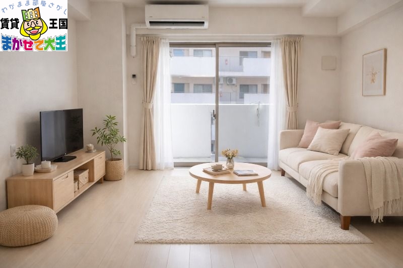 居室・リビング　家具・インテリアはＣＧです