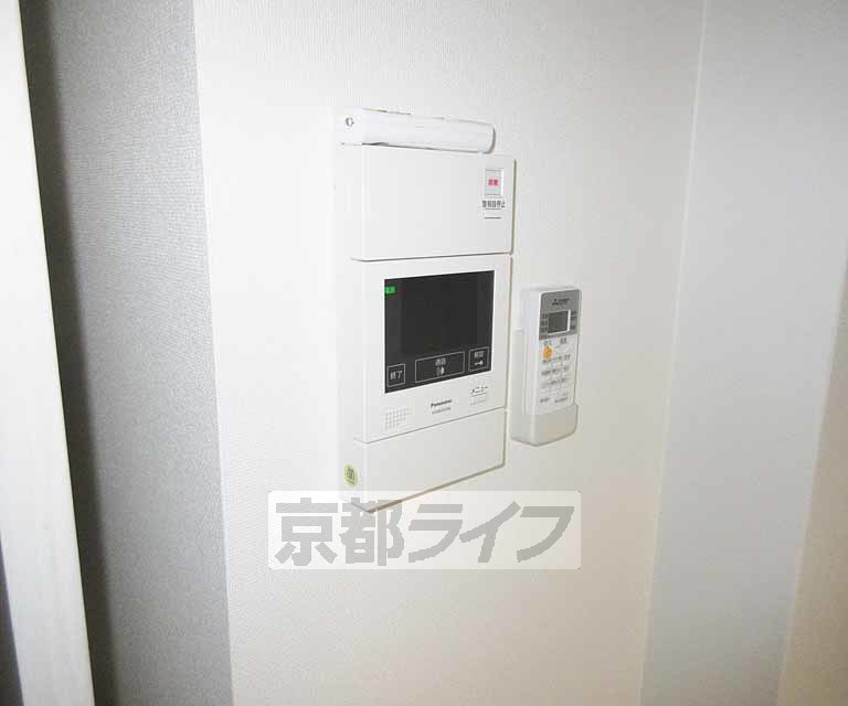 セキュリティ　画面付きインターホンです