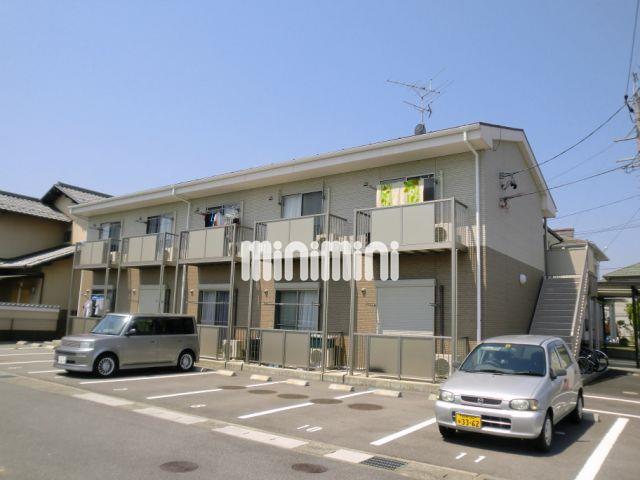 建物外観　ツートンカラーのお洒落な外観。