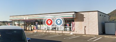 コンビニ　セブンイレブン 丸亀飯山町下法軍寺店（コンビニ）まで422m