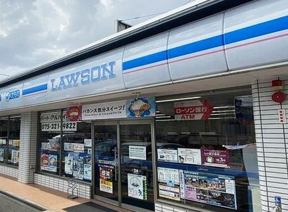 コンビニ　ローソン 天神川七条店（コンビニ）まで100m
