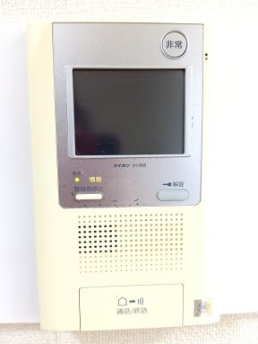 セキュリティ　モニター付インターホン・オートロック