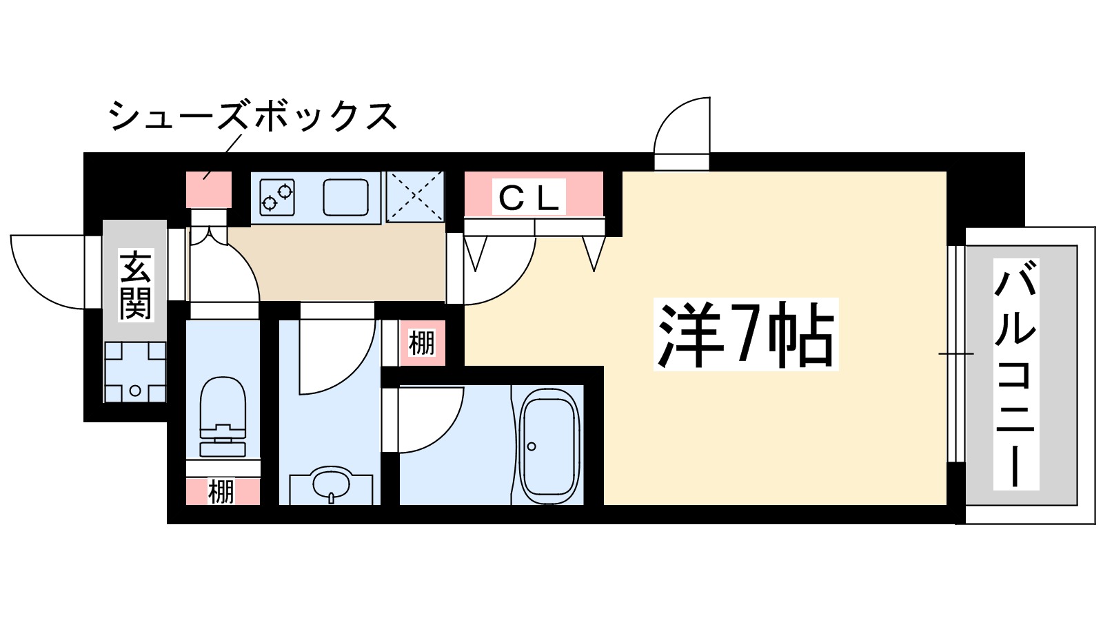 新大阪南グランドマンションの間取り写真