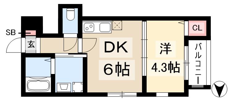 ハーモニーテラス新守山IIの間取り写真