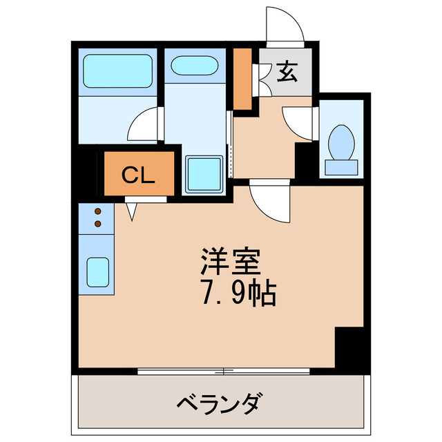 レジディア高岳の間取り写真