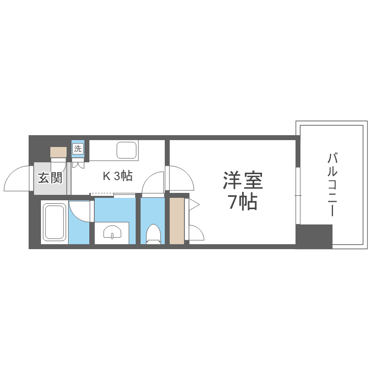 地下鉄東西線 円山公園駅 徒歩9分 10階建 築6年の間取り写真