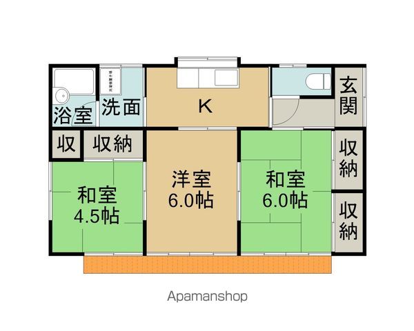 柿長住宅の間取り写真