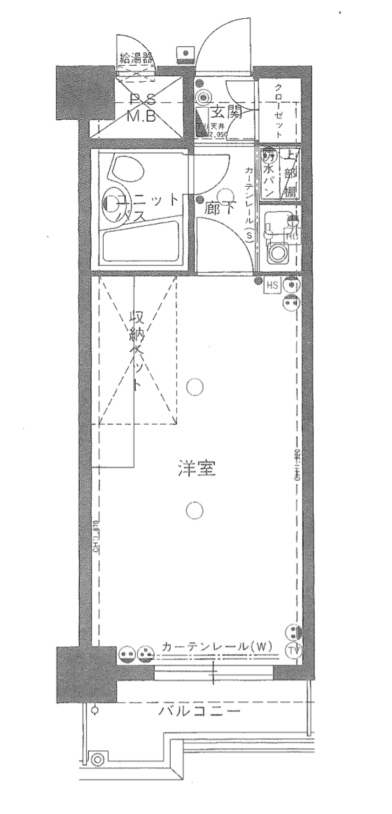 仙台市地下鉄南北線 仙台駅 徒歩9分 11階建 築42年の間取り写真