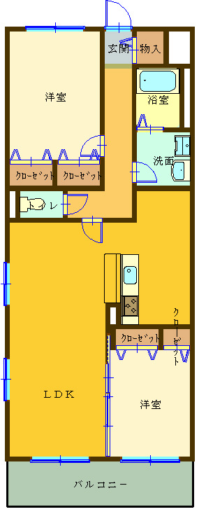 グランドールの間取り