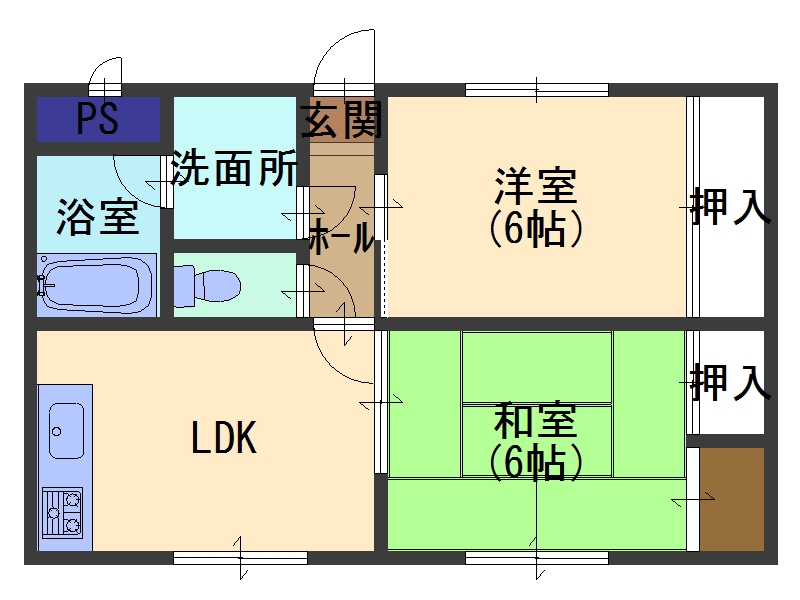 第９中村マンションの間取り